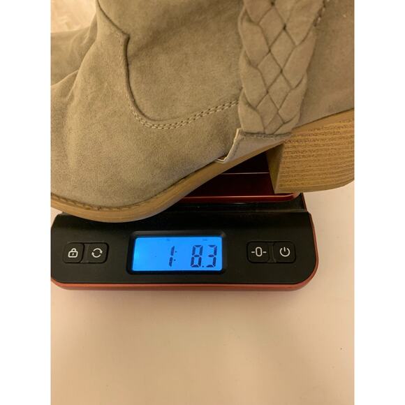 Qupid Ankle Boots Aztec Print Faux Suede Western Cowgirl Womens Size 8 - Picture 8 of 9